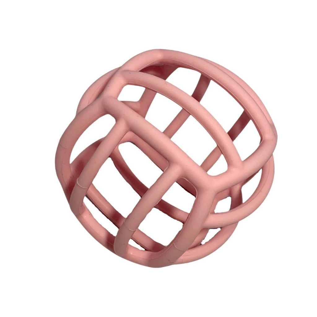 Silicone Teething Ball (Blush)